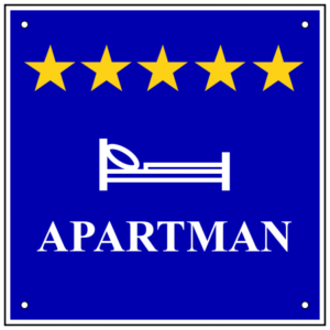 Ploča za apartman - APARTMAN 5*