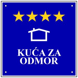 Ploča za apartman - KUĆA ZA ODMOR 4*