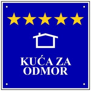 Ploča za apartman - KUĆA ZA ODMOR 5*
